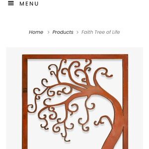 Decorative Metal Tree Wall Art
LARGE SIZE